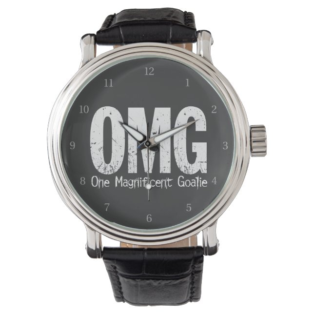 OMG: One Magnificent Goalie (Soccer) Watch (Front)