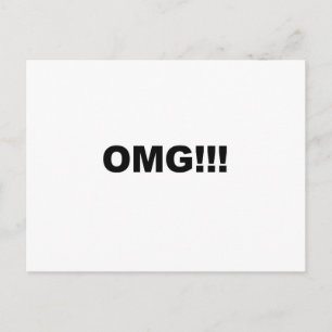 OMG!!! POSTCARD