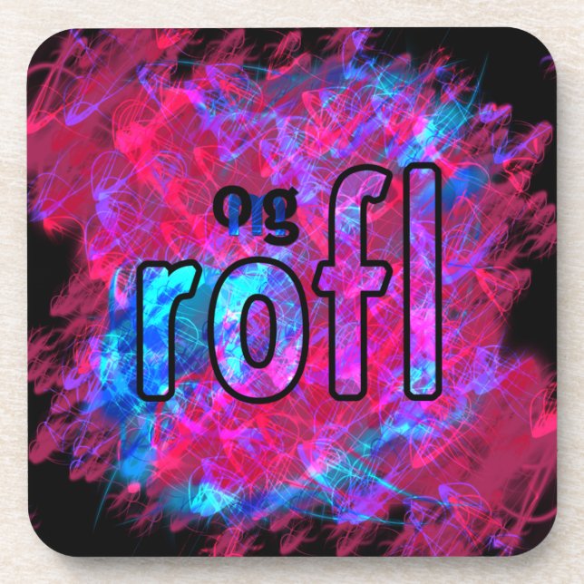 OMG! rofl Coaster (Front)