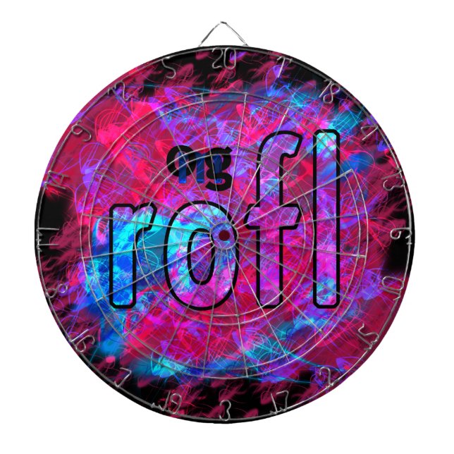 OMG! rofl Dartboard (Front)