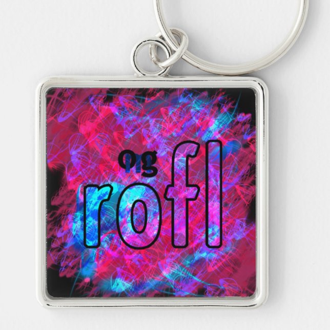 OMG! rofl Key Ring (Front)