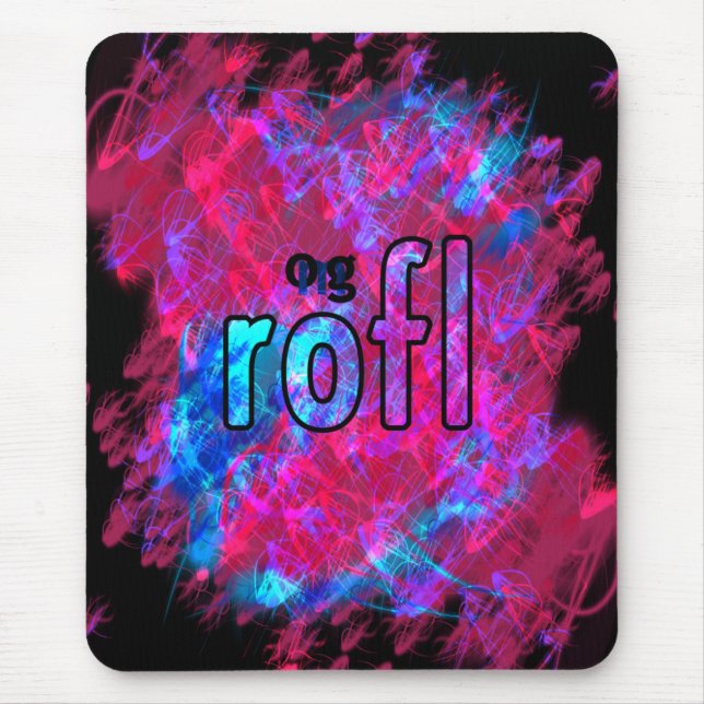 OMG! rofl Mouse Mat (Front)