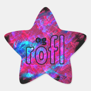OMG! rofl Star Sticker