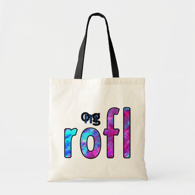 OMG! rofl Tote Bag (Front)