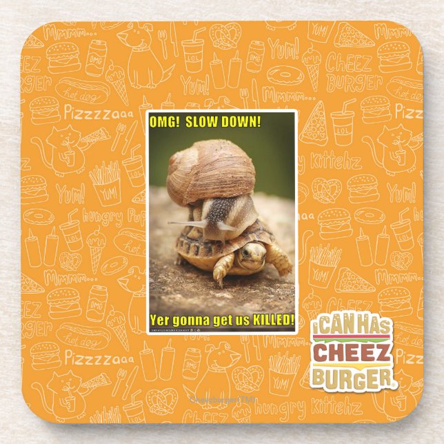 OMG! Slow down! Coaster (Front)