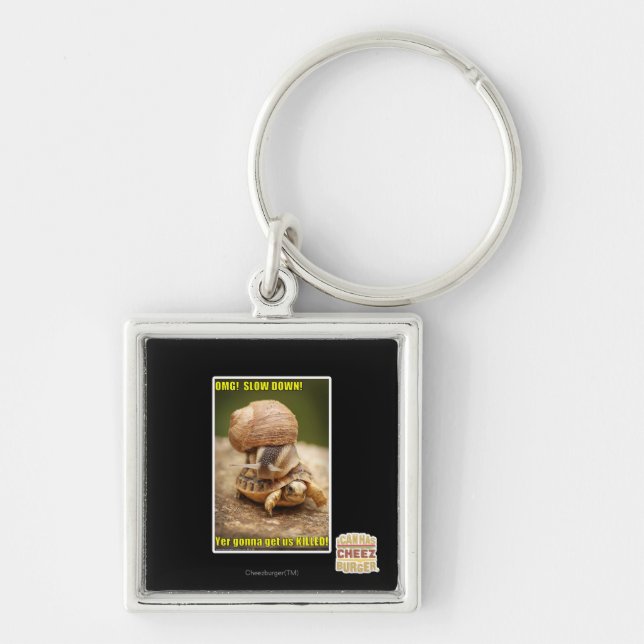 OMG! Slow down! Key Ring (Front)