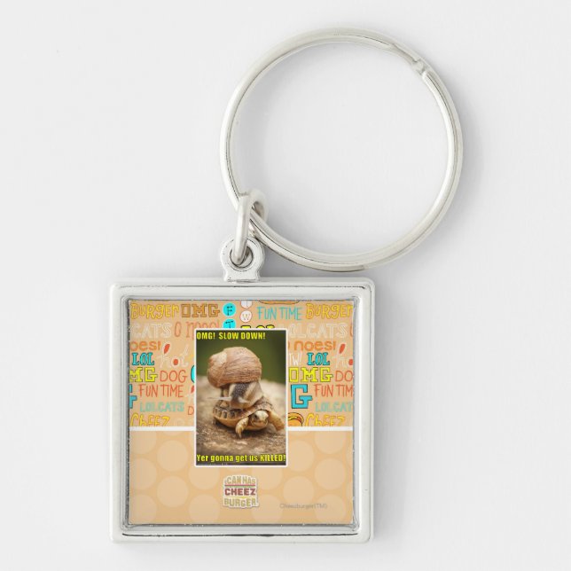 OMG! Slow down! Key Ring (Front)