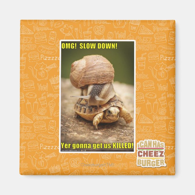 OMG! Slow down! Magnet (Front)