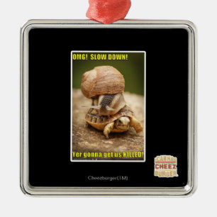 OMG! Slow down! Metal Tree Decoration