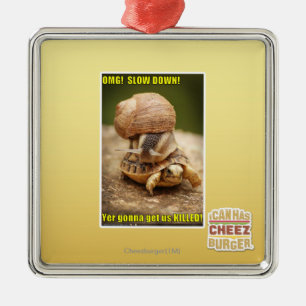 OMG! Slow down! Metal Tree Decoration