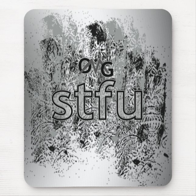 OMG! stfu Mouse Mat (Front)