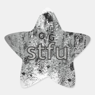 OMG! stfu Star Sticker