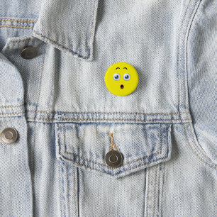 OMG Surprised Emoji 3 Cm Round Badge