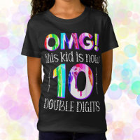 OMG! This Kid Is Now 10 Double Digits Paint Drip
