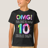 OMG! This Kid Is Now 10 Double Digits Paint Drip