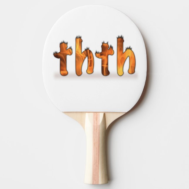 OMG! thth Ping Pong Paddle (Front)