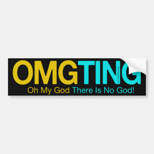 OMG TING BUMPER STICKER