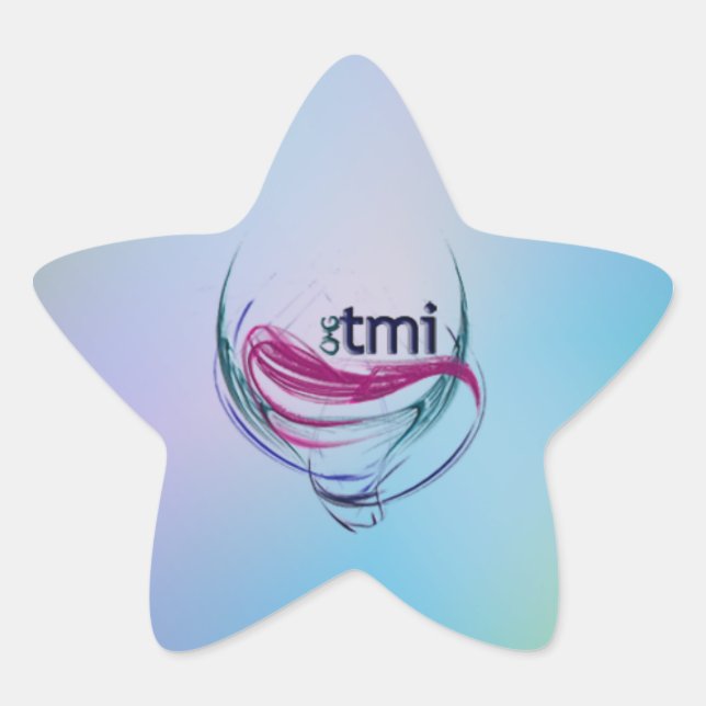 OMG! tmi Star Sticker (Front)