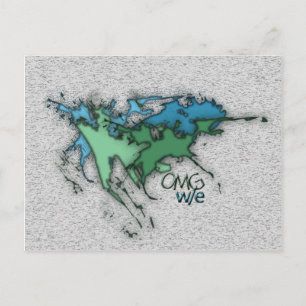 OMG! w/e Postcard