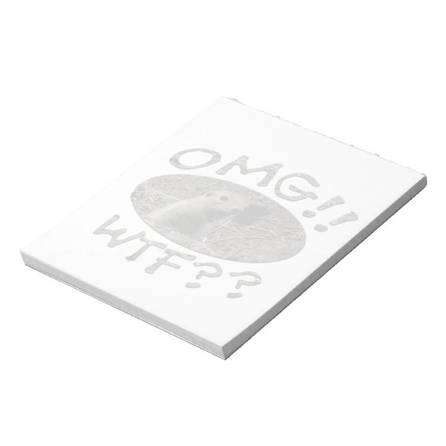 OMG WTF Gopher Notepad (Rotated)