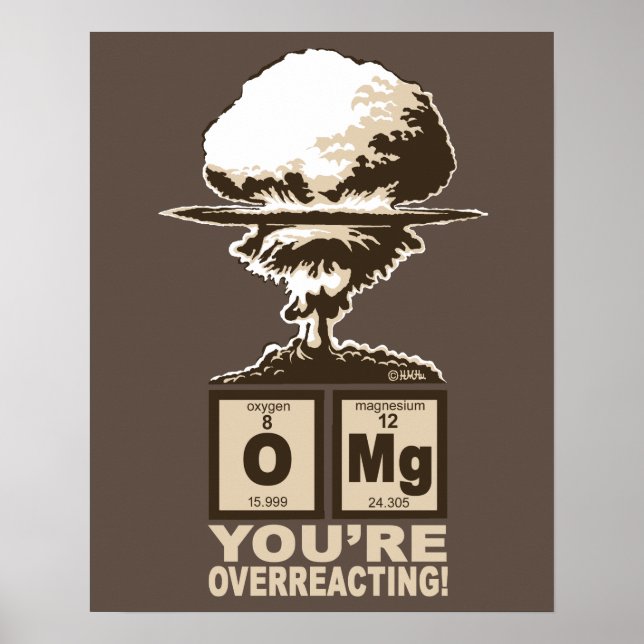 OMG! You are overreacting! Poster (Front)