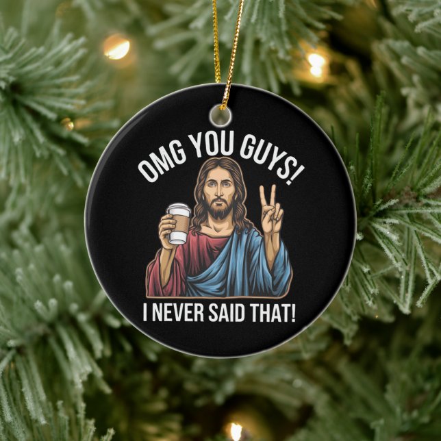 OMG You Guys I Never Said That Ceramic Tree Decoration (Tree)