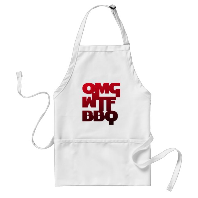 OMGWTFBBQ STANDARD APRON (Front)