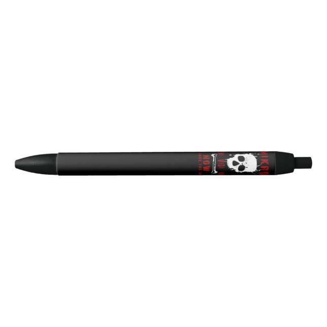 Omikron | Now you have the salad  Black Ink Pen (Front)