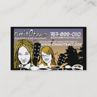 OminOtagO Contact (new!) Business Card