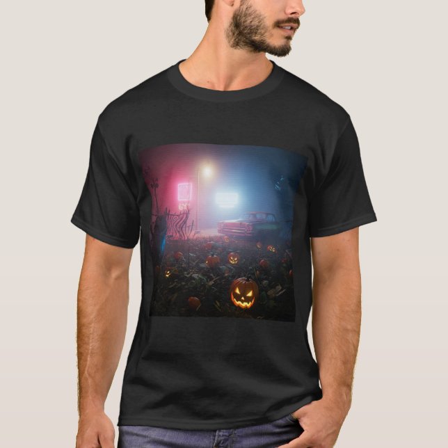 Ominous Halloween Night T-Shirt (Front)