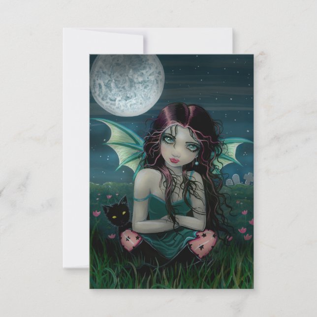 Ominously Sweet Halloween Postcard (Front)