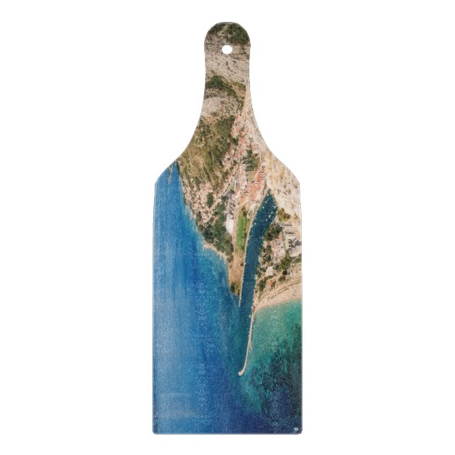 Omis, Croatia - Adriatic seaside Cutting Board (Front)