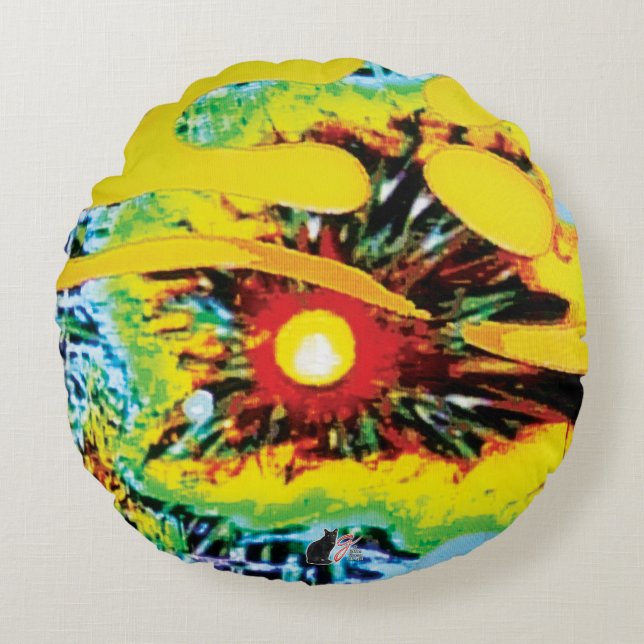 Omlette KC image Round Cushion (Front)