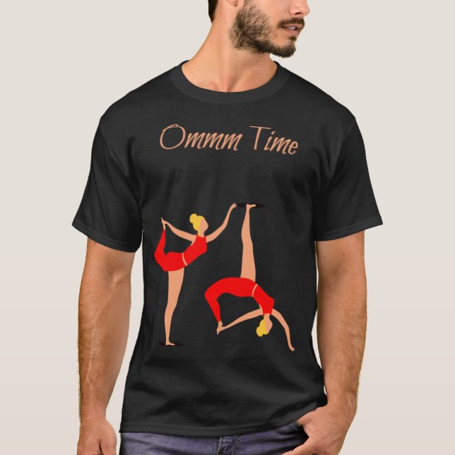 Ommmime Yogaime Mindfulness Yogaee girl T-Shirt (Front)