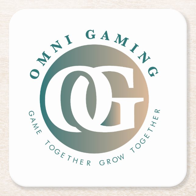 Omni Gaming Paper Coaster (Square) (Front)