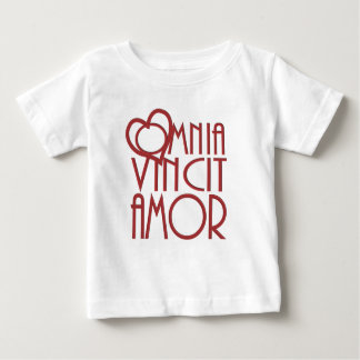 Omnia Vincit Amor Love Conquers All Baby T-Shirt