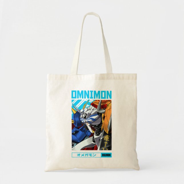 Omnimon = Digimon = Anime Otaku Design  Tote Bag (Front)