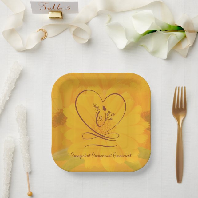 Omnipotent Paper Plate (Wedding)