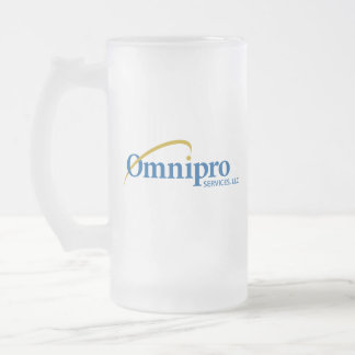 Omnipro Services Frosted Glass Mug