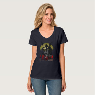 Omnis Vir Lupus   Women V-Neck T-Shirt