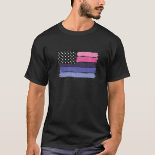 Omnisexual Flag Pride Lgbtq Usa Pride Flag Premium T-Shirt