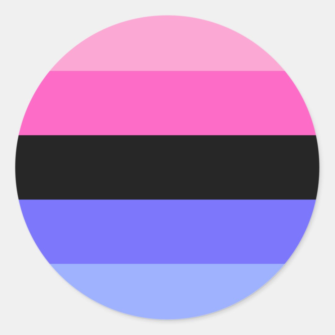 Omnisexual Pride Flag Classic Round Sticker Zazzle 1133