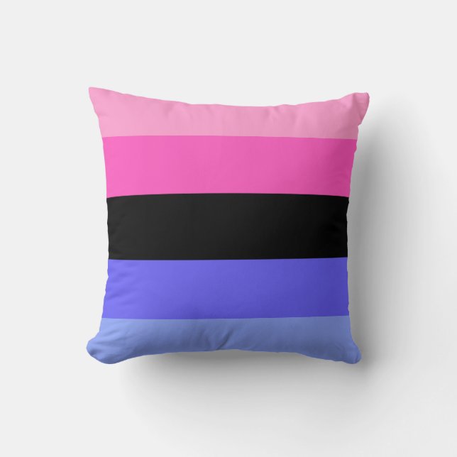 Omnisexual Pride Flag Cushion (Front)