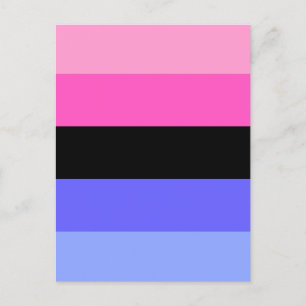 Omnisexual Pride Flag Postcard