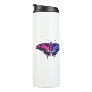 Omnisexual Pride Flag Swallowtail Butterfly Thermal Tumbler