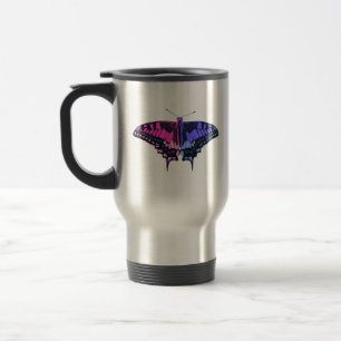 Omnisexual Pride Flag Swallowtail Butterfly Travel Mug