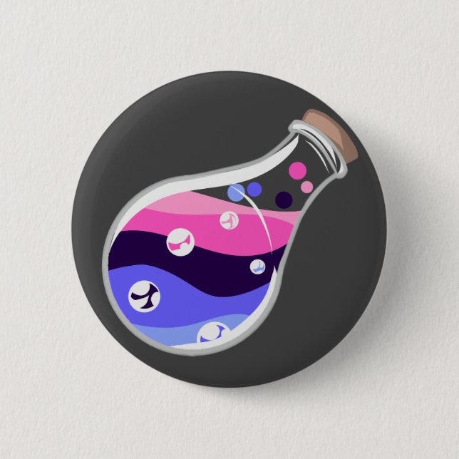 Omnisexual Pride Potion Button (Front)