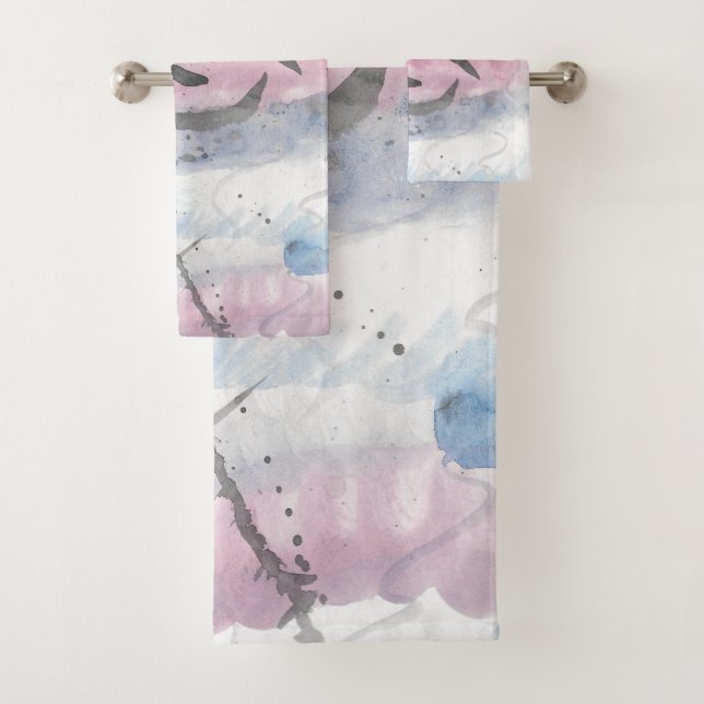 Omo (thought) Kanji Bath Towel Set (Insitu)