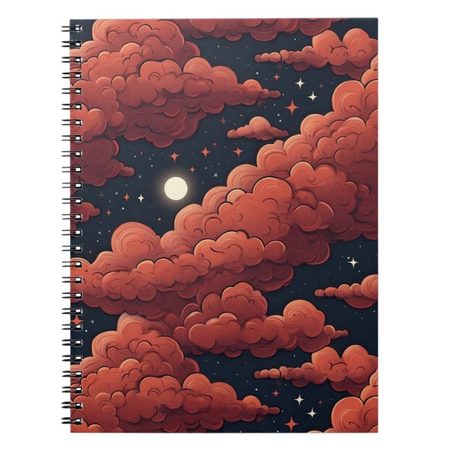 Omorfi Morphi - Notebook - Starry Lullaby - Night  (Front)