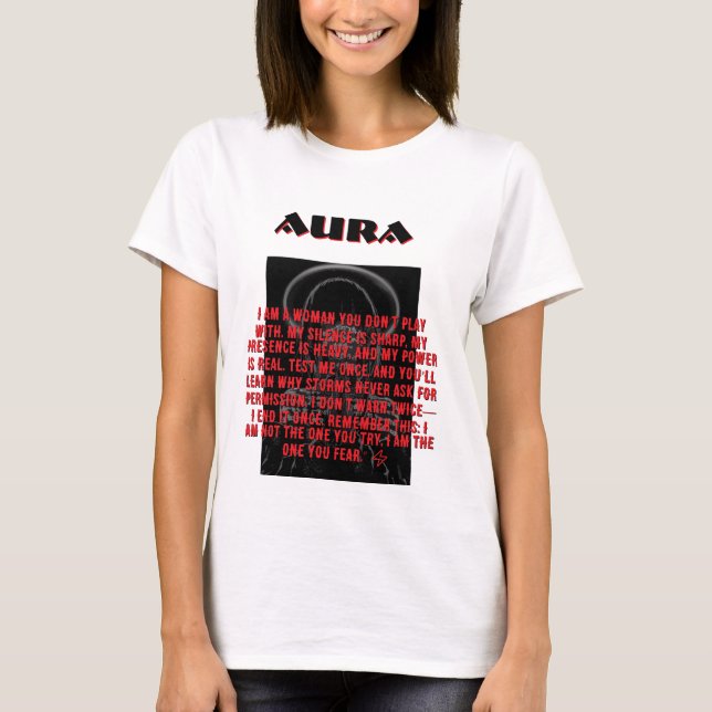 Omrani Aura Untouchable Woman’s T-Shirt (Front)